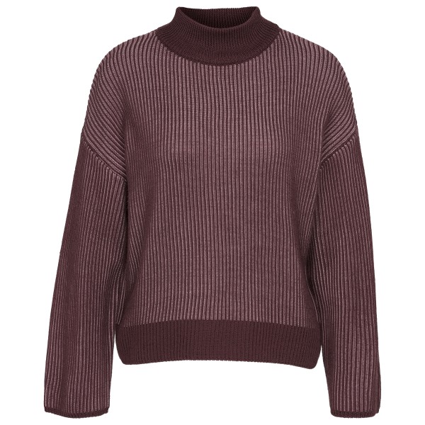 Stoic Women’s Heavy MerinoKnit MMXX.Laisdalen Sweater Merinotrui Purper