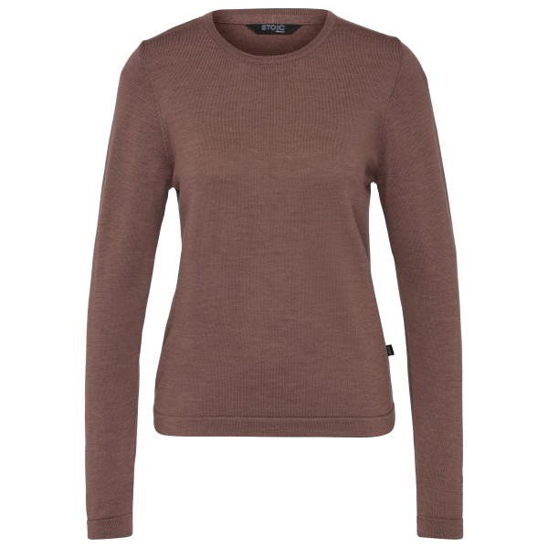 Stoic Women’s MerinoKnit MMXX.Kniva II Sweater Merinotrui Bruin