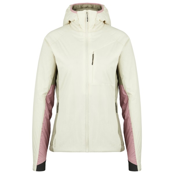 Woll- & Merinojacke Stoic MountainWool60 JokkmokkSt. Hoody Damen (Gr L |weiß/beige)