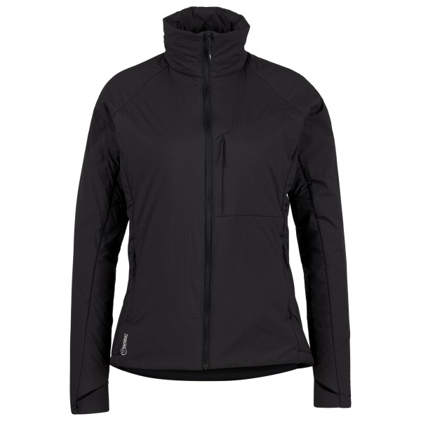 Stoic MountainWool60 JokkmokkSt. Hybrid Jacket Isolationsjacke Damen Wandern (Gr L |schwarz)