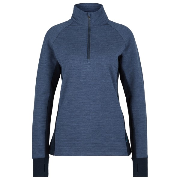 Woll- & Merinopullover Stoic MerinoFleece260 FlenSt. Half Zip Damen (Gr XS |blau)