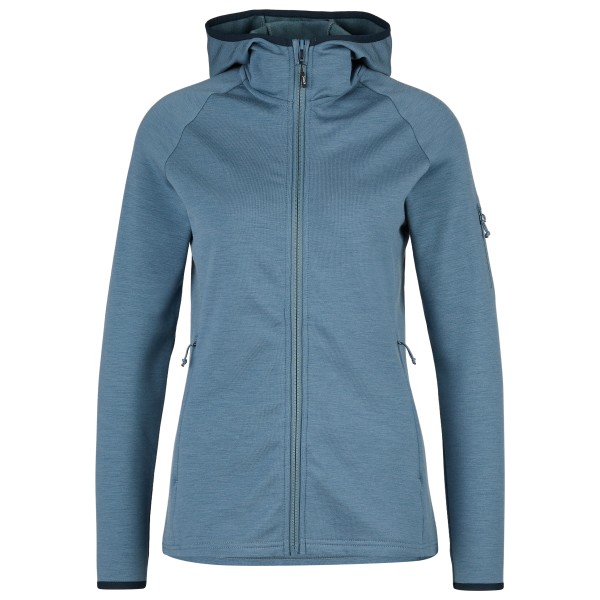 Stoic Women’s MerinoFleece335 KuolpaSt. II Zip Hoody Merinohoodie Blauw