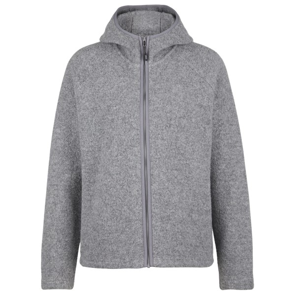 Stoic Women’s MerinoPile RissnaSt. II Zip Hoody Merinohoodie Grijs