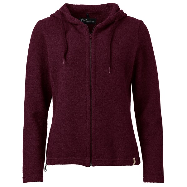 Mufflon Women’s Kalea Merinohoodie Rood