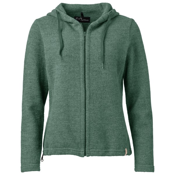 Mufflon Women’s Kalea Merinohoodie Olijfgroen