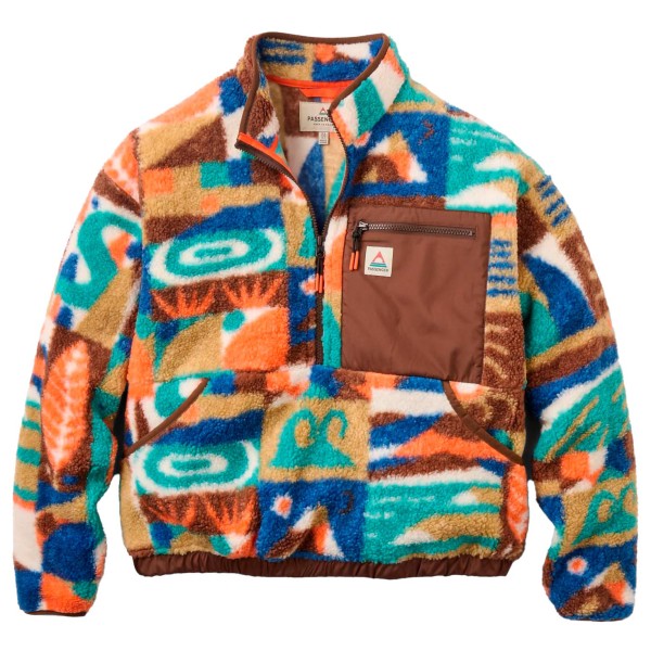 Passenger Women’s Ravi Recycled Sherpa Fleece Fleecetrui meerkleurig Multicolor