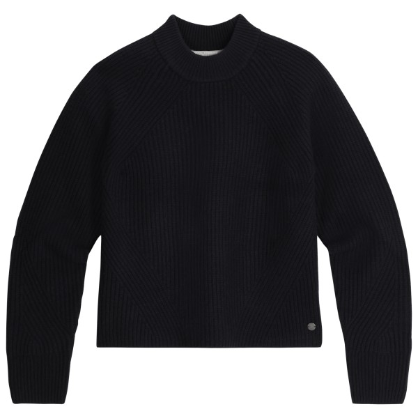 Royal Robbins – Women’s Rockcraft Mock Neck – Merinotrui maat M, Zwart