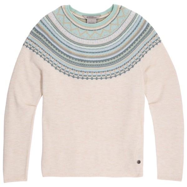 Royal Robbins Women’ Westlands Fairisle Crew Merinotrui Beige