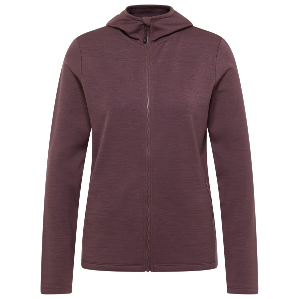 Heber Peak Women’ Merino210 EvergreenHe. Zip Hoody Trui met capuchon Purper