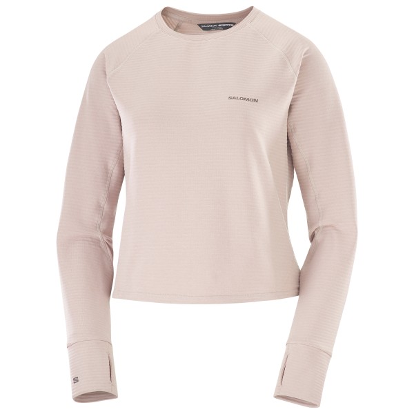 Salomon – Women’s Essential Lightwarm CN – Fleecetrui maat S, Roze