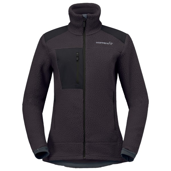 Norrøna – Women’s Trollveggen Warm3 Jacket – Fleecevest maat M, Grijs