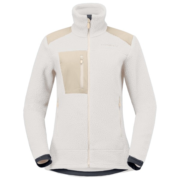 Norrøna Women’s Trollveggen Warm3 Jacket Fleecevest Wit