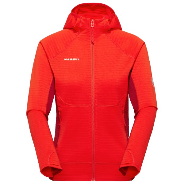 Mammut Taiss ML Hooded Jacket Fleecejacke Women (Gr L |rot)