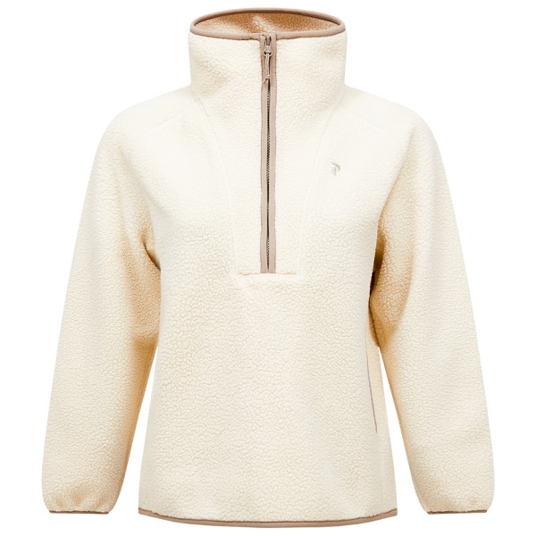 Fleecepullover Peak Performance Naturerush Pile Half Zip Damen (Gr XL |weiß/beige)