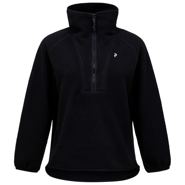 Peak Performance Women’s Naturerush Pile Half Zip Fleecetrui Zwart