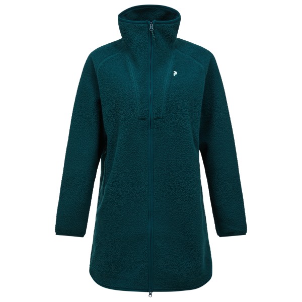 Fleecejacke Peak Performance Naturerush Pile Long Full Zip Damen (Gr L |blau)