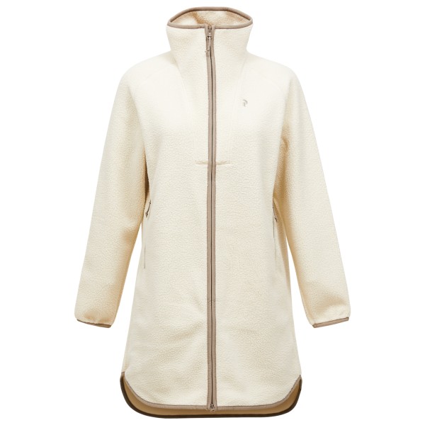 Peak Performance Naturerush Pile Long Full Zip Fleecejacke Women (Gr S |beige)