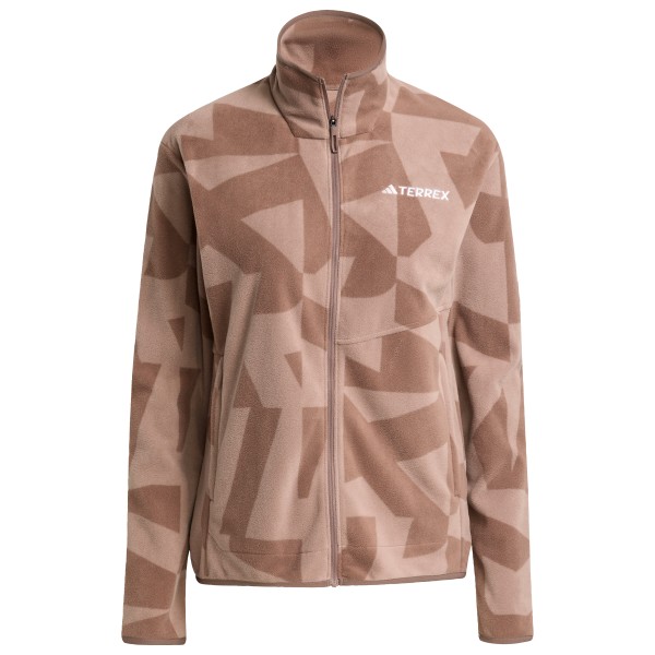 adidas Terrex MT AOP Full Zip Fleece Fleecejacke Damen (Gr XL |braun)