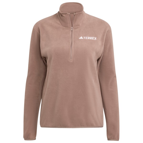 adidas Terrex MT Half Zip Fleece Fleecejacke Damen Alltag (Gr XL |braun)