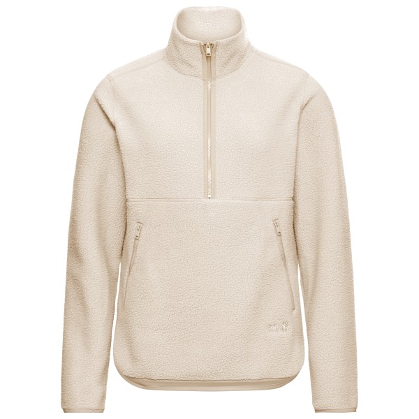 Fleecepullover Jack Wolfskin Lite Curl Halfzip Damen (Gr L |beige)