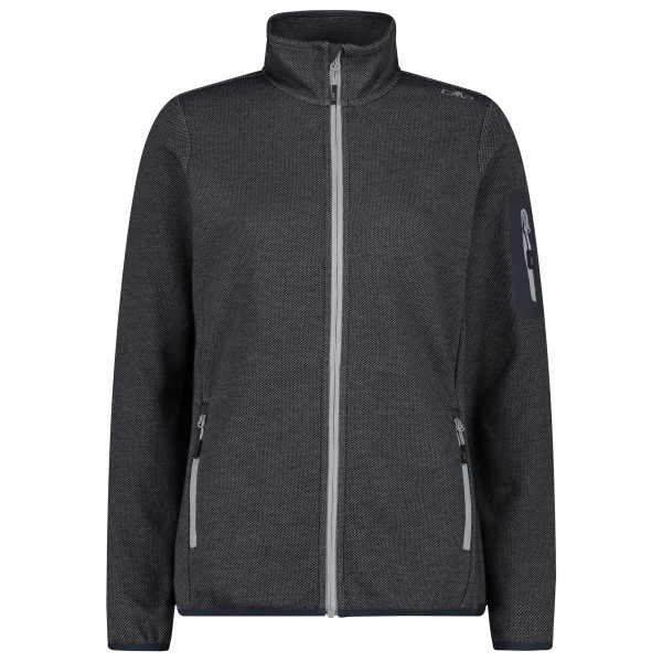 Fleecejacke CMP Jacket Jacquard Knitted Damen (Gr 34 |grau)
