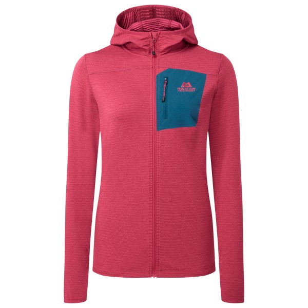 Mountain Equipment Women’s Lumiko Hooded Jacket Fleecevest Rood