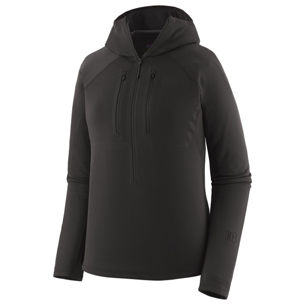 Patagonia Women’s R1 Ultralight Hoody Fleecetrui Zwart