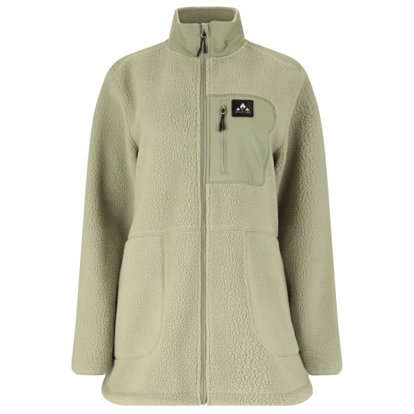 Fleecejacke Whistler Felis Long Teddy Jacket Damen (Gr 46 |oliv/beige)
