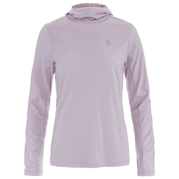 Merinoshirt Fjällräven Abisko Wool Hoodie Damen (Gr XS |lavender mist)