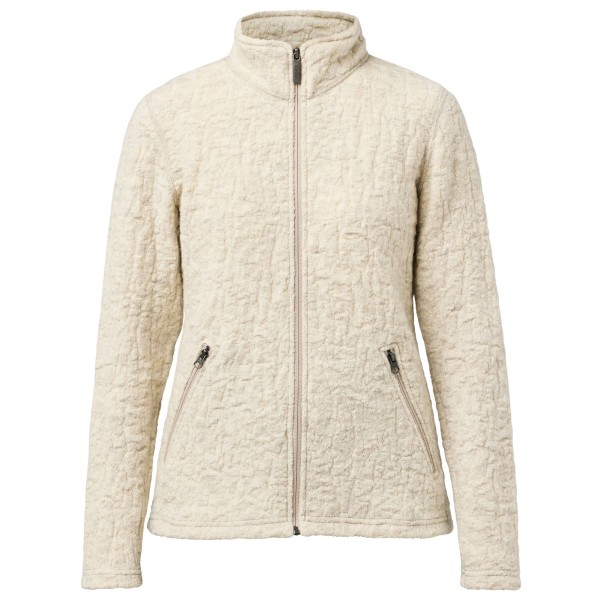 Ivanhoe of Sweden Tuva Jaquard Wolljacke Damen Alltag (Gr 38 |beige)