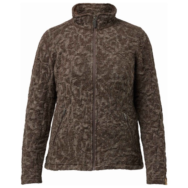 Ivanhoe of Sweden Women’s Tuva Jaquard Wollen vest Bruin