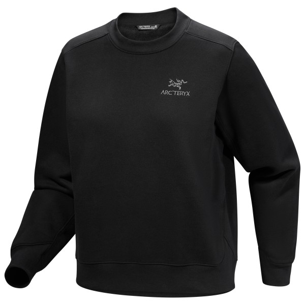Fleecepullover Arc'teryx Emblem Fleece Crew Damen (Gr M |schwarz)