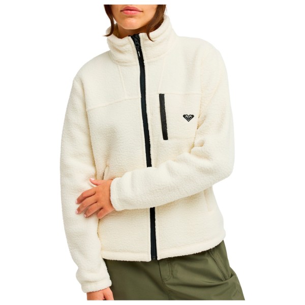 Roxy Women’s Alabama Full Zip Solid Fleecevest Beige