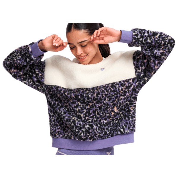Roxy Women’s Waves Of Warmth Crewneck Fleecetrui meerkleurig Multicolor
