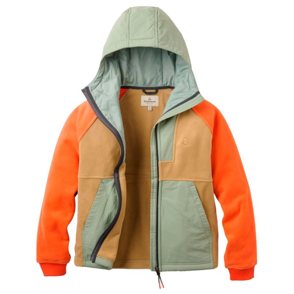 Passenger Women’s Alexander Recycled Full Zip Polar Fleece Fleecevest meerkleurig Multicolor