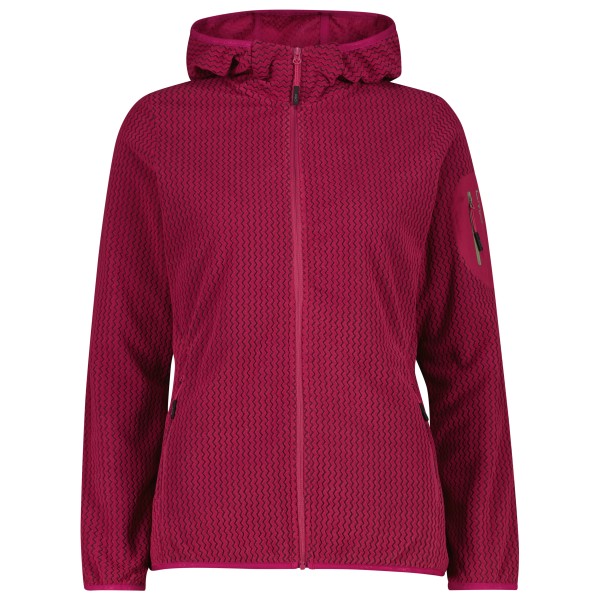 CMP Women’s Jacket Fix Hood 36H1286 Fleecevest Rood
