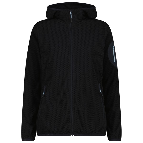 CMP Women’s Jacket Fix Hood 36H1286 Fleecevest Zwart
