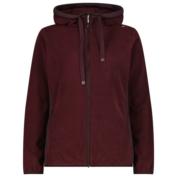 CMP Women’s Jacket Fix Hood 36H2626 Fleecevest Zwart