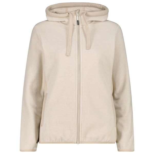 CMP Women’s Jacket Fix Hood 36H2626 Fleecevest kaki Creme