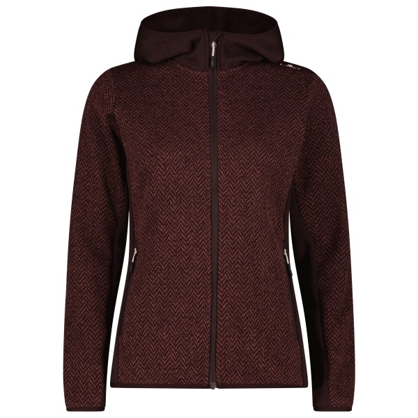 CMP Women’s Jacket Fix Hood 36H2676 Fleecevest Bruin