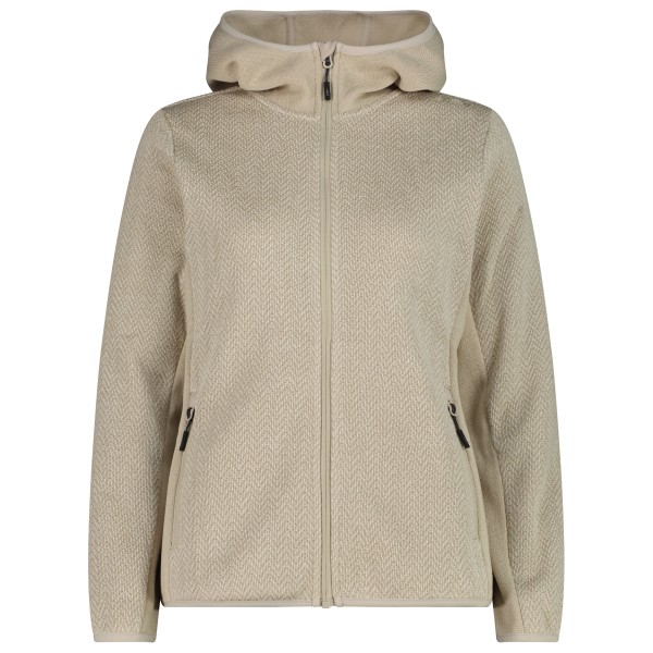 CMP Women’s Jacket Fix Hood 36H2676 Fleecevest Beige
