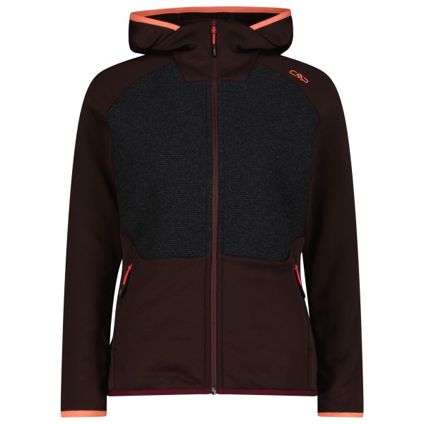 CMP Women’s Jacket Fix Hood 36M1886 Wollen vest Zwart