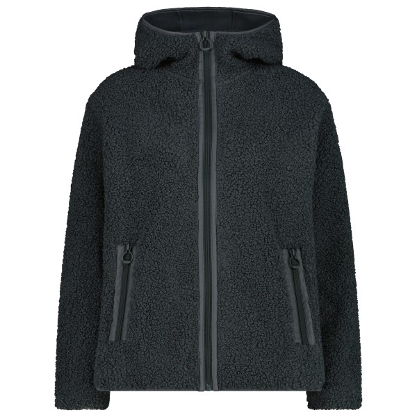 CMP Women's Jacket Fix Hood 36P2916 - Fleecevest, zwart, foto 2