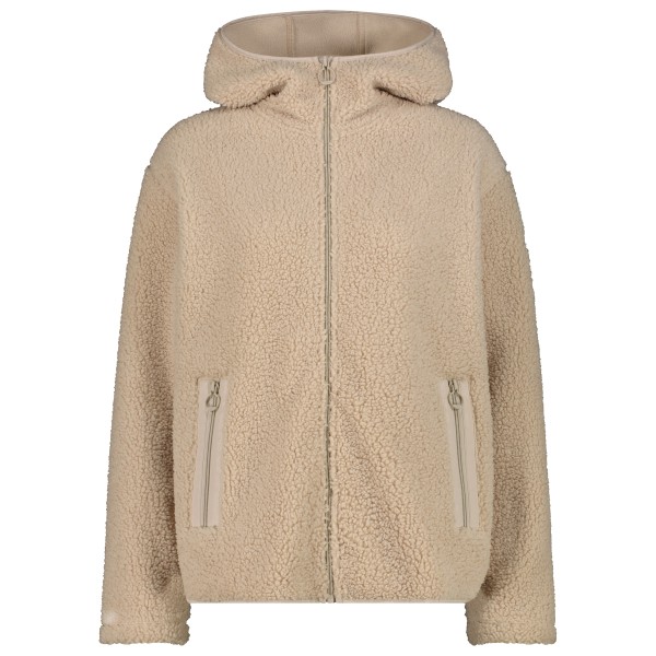 CMP Women’s Jacket Fix Hood 36P2916 Fleecevest Beige