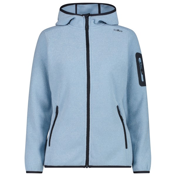 CMP Women’s Jacket Fix Hood 3H19826A Fleecevest Blauw