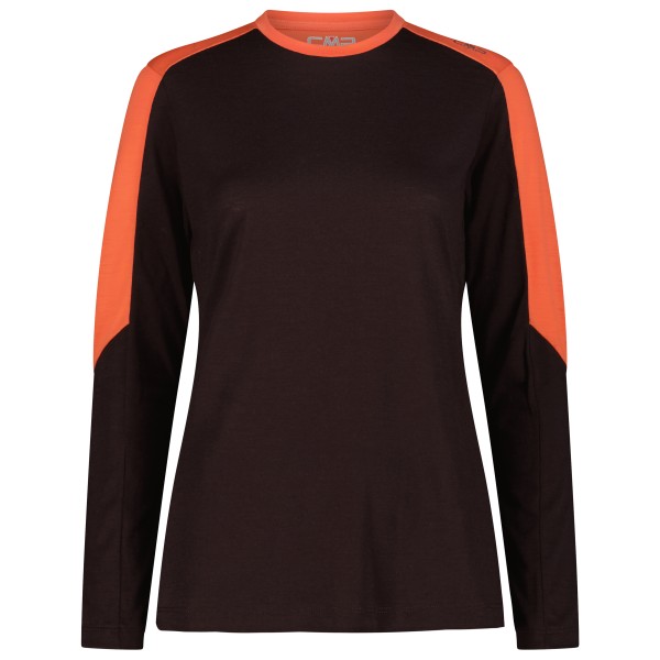 CMP Women’s T-Shirt 36N1916 Merinolongsleeve Zwart