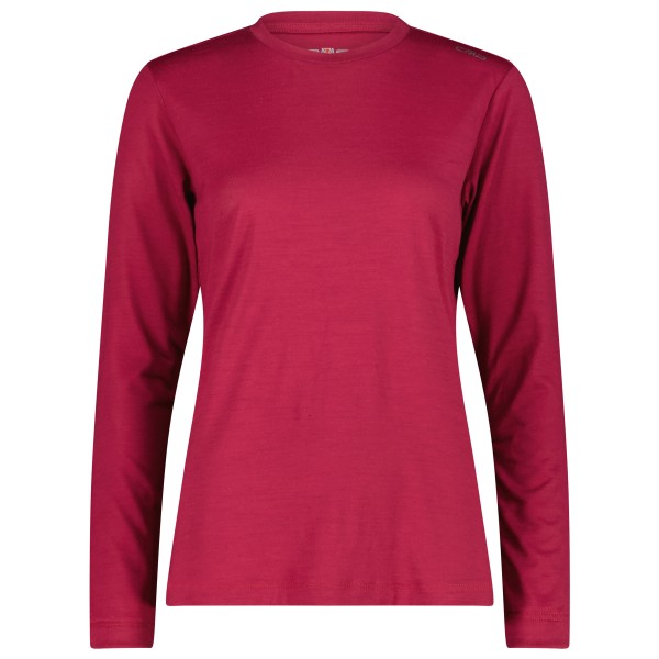 CMP Women’s T-Shirt 36N1926 Merinolongsleeve Roze