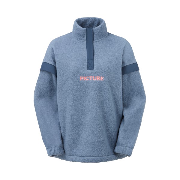 Picture Women’s Velora 1/4 Fleece Fleecetrui Blauw