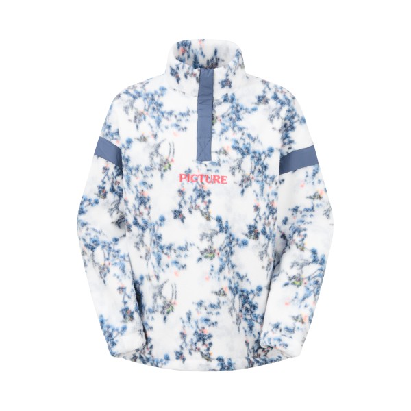 Picture Women’s Velora Printed 1/4 Fleece Fleecetrui Grijs
