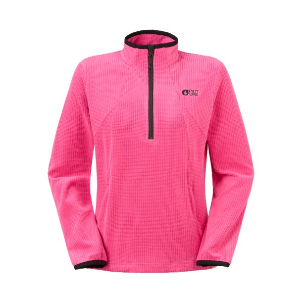 Picture Women’s Weavy 1/4 Grid Fleece Fleecetrui Roze